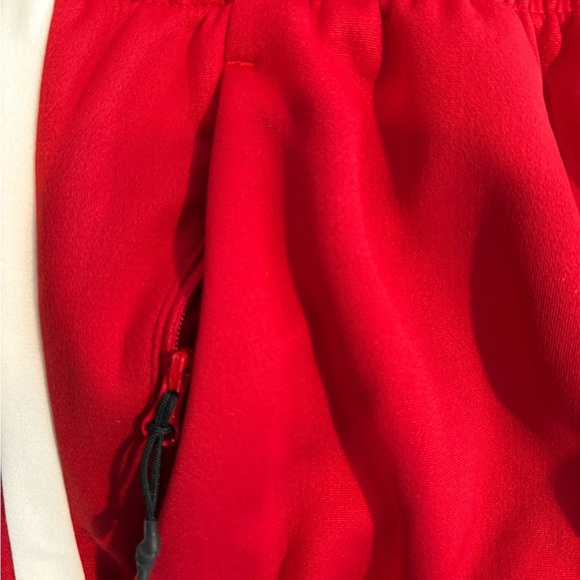 NWT ADIDAS UNDER THE CITY LIGHTS Warm Up Red White Sweatpants - Picture 6 of 14